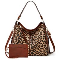 Women's All Seasons Pu Leather Leopard Streetwear Square Zipper Shoulder Bag main image 3