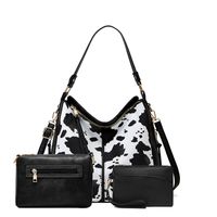 Women's All Seasons Pu Leather Leopard Streetwear Square Zipper Shoulder Bag sku image 10
