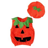 Halloween Funny Pumpkin Cotton Boys Clothing Sets sku image 1