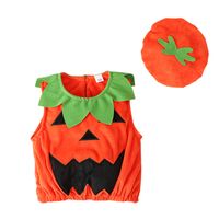 Víspera De Todos Los Santos Gracioso Calabaza Algodón Conjuntos De Ropa Para Niños sku image 15