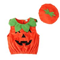Halloween Funny Pumpkin Cotton Boys Clothing Sets sku image 19