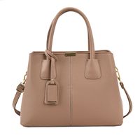 Women's Pu Leather Solid Color Elegant Square Magnetic Buckle Handbag Square Bag main image 4