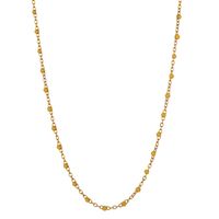 Einfacher Stil Drucken Rostfreier Stahl Legierung Überzug Vergoldet Halskette sku image 2