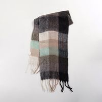Women's Sweet Color Block Polyester Scarf sku image 19