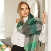 Women's Sweet Color Block Polyester Scarf main image 3