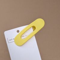 Simple Style Solid Color Plastic Hair Clip sku image 2