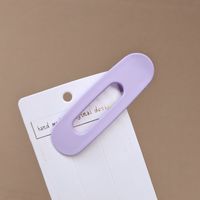 Simple Style Solid Color Plastic Hair Clip sku image 4