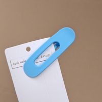 Simple Style Solid Color Plastic Hair Clip sku image 3