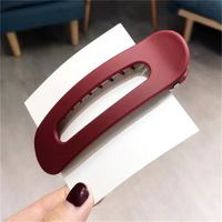 Simple Style Solid Color Plastic Hair Clip sku image 10