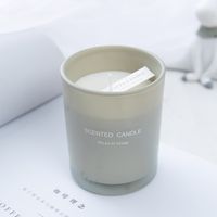 Basic Solid Color Soybean Plant Mixed Wax Candle sku image 4