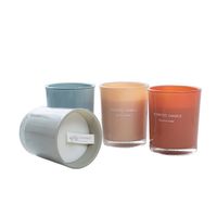 Basic Solid Color Soybean Plant Mixed Wax Candle main image 3