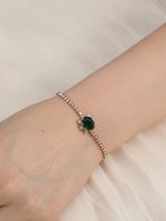 Simple Style Tree Copper Bracelets Pearl Zircon Copper Bracelets sku image 10