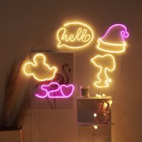 Casual Letter Dolphin Rocket Pc Indoor Night Lights main image 5
