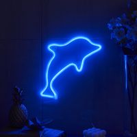 Lässig Buchstabe Delfin Rakete Pc Innen Nachtlicht sku image 13