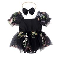 Classic Style Flower Polyester Baby Rompers main image 5