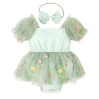 Classic Style Flower Polyester Baby Rompers main image 4