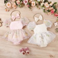 Classic Style Flower Polyester Baby Rompers main image 2