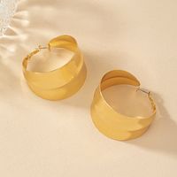 1 Pair Vintage Style Geometric Solid Color Plating Alloy Ear Studs main image 3