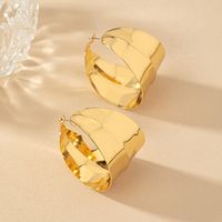 1 Pair Vintage Style Geometric Solid Color Plating Alloy Ear Studs main image 4
