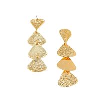 1 Pair Vintage Style Geometric Solid Color Plating Alloy Drop Earrings main image 4