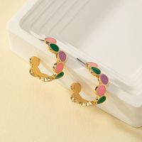 Simple Style Round Alloy Wholesale Rings Earrings sku image 2
