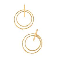 Wholesale Jewelry Simple Style Solid Color Metal Hollow Out Drop Earrings main image 6