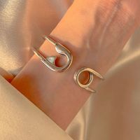 Casual Geometric Copper Cuff Bracelets sku image 3