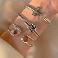 Casual Geometric Copper Cuff Bracelets main image 1