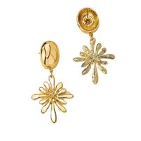 Wholesale Jewelry Elegant Flower Metal Plating Drop Earrings main image 3