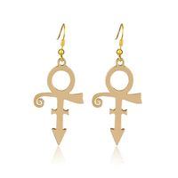 304 Stainless Steel Gold Plated Modern Style Simple Style Geometric Earrings Necklace main image 3