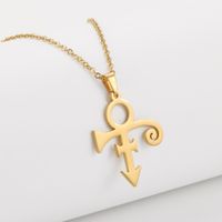304 Stainless Steel Gold Plated Modern Style Simple Style Geometric Earrings Necklace main image 5