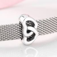 Retro Star Heart Shape Bow Knot Sterling Silver Jewelry Accessories sku image 8