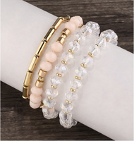 Style Simple Rond Verre Femmes Bracelets main image 2