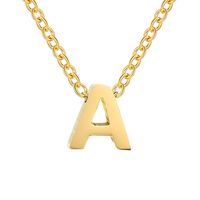 Fashion Letter Stainless Steel Titanium Steel Plating Necklace sku image 78