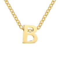 Fashion Letter Stainless Steel Titanium Steel Plating Necklace sku image 80