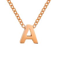 Fashion Letter Stainless Steel Titanium Steel Plating Necklace sku image 79