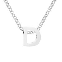 Fashion Letter Stainless Steel Titanium Steel Plating Necklace sku image 4