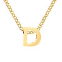 Fashion Letter Stainless Steel Titanium Steel Plating Necklace sku image 84