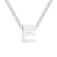 Fashion Letter Stainless Steel Titanium Steel Plating Necklace sku image 5