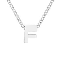 Fashion Letter Stainless Steel Titanium Steel Plating Necklace sku image 6