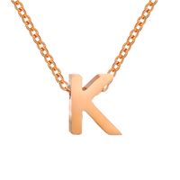 Fashion Letter Stainless Steel Titanium Steel Plating Necklace sku image 99