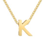 Fashion Letter Stainless Steel Titanium Steel Plating Necklace sku image 98