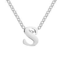 Fashion Letter Stainless Steel Titanium Steel Plating Necklace sku image 18