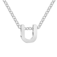 Fashion Letter Stainless Steel Titanium Steel Plating Necklace sku image 20