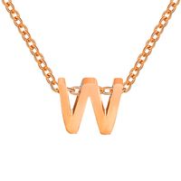 Fashion Letter Stainless Steel Titanium Steel Plating Necklace sku image 123