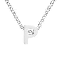 Fashion Letter Stainless Steel Titanium Steel Plating Necklace sku image 16