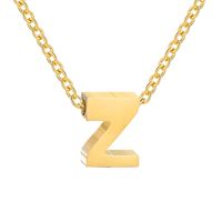 Fashion Letter Stainless Steel Titanium Steel Plating Necklace sku image 128