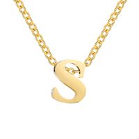 Fashion Letter Stainless Steel Titanium Steel Plating Necklace sku image 114