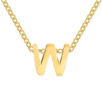 Fashion Letter Stainless Steel Titanium Steel Plating Necklace sku image 122
