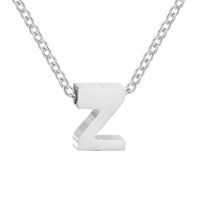 Fashion Letter Stainless Steel Titanium Steel Plating Necklace sku image 25